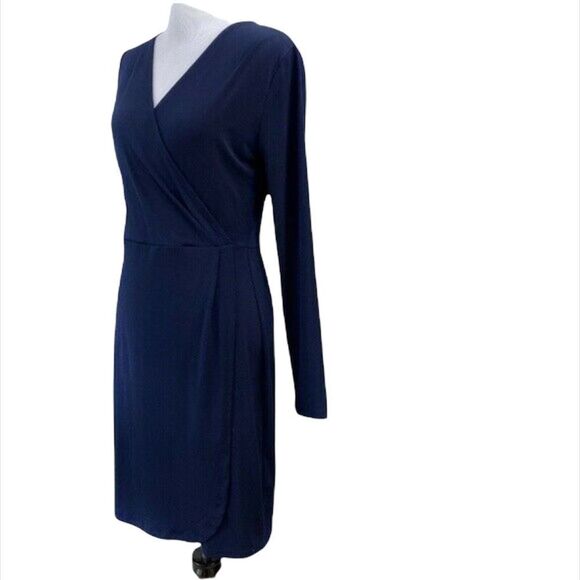 ✨ French Connection Slinky Long Sleeve Wrap Dress✨ - Picture 4 of 8